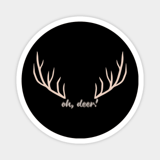 Oh deer | Christmas shirt Magnet